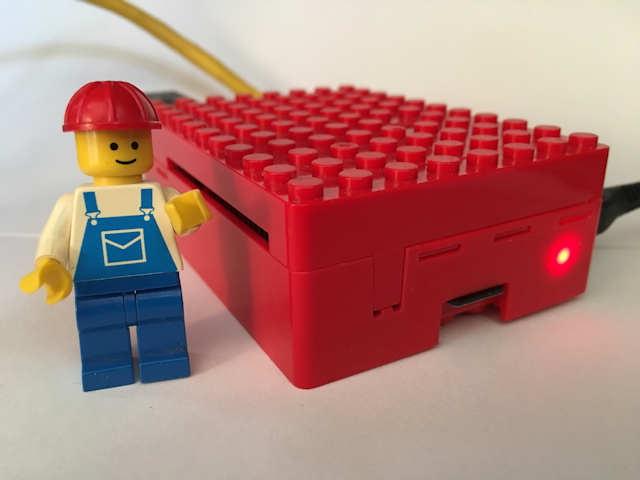 Raspberry Pi mit Lego-Gehäuse
